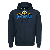 Navy morehead state eagles Zipper Hoodie - linhVisuals