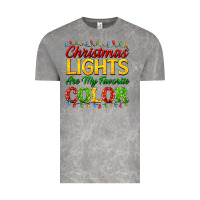 Cloud Rock christmas lights are my favorite color Vintage Tee - FaDigitalArtStudio