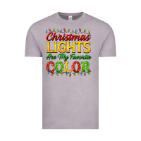 Christmas Lights Are My Favorite Color Vintage Tee | Teevron