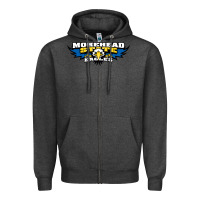 Charcoal Heather morehead state eagles Zipper Hoodie - linhVisuals
