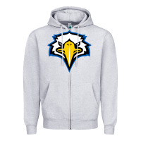 Heather Grey morehead state eagles Zipper Hoodie - linhVisuals