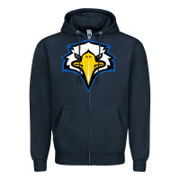 Navy morehead state eagles Zipper Hoodie - linhVisuals