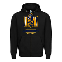 Black murray state racers Zipper Hoodie - linhVisuals