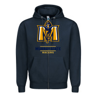 Navy murray state racers Zipper Hoodie - linhVisuals