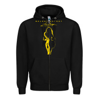 Black melody gardot clässic Zipper Hoodie - linhVisuals