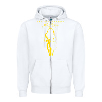 White melody gardot clässic Zipper Hoodie - linhVisuals