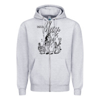 Heather Grey imelda may müsic Zipper Hoodie - linhVisuals