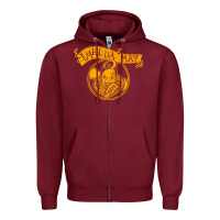 Burgundy imelda may müsic Zipper Hoodie - linhVisuals