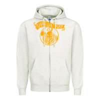 Oatmeal Heather imelda may müsic Zipper Hoodie - linhVisuals