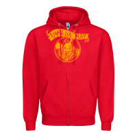 Red imelda may müsic Zipper Hoodie - linhVisuals