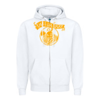 White imelda may müsic Zipper Hoodie - linhVisuals