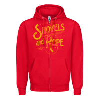 Red shovels & rope müsic Zipper Hoodie - linhVisuals