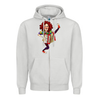 Dove Grey weird al yankovic stand up comedy Zipper Hoodie - linhVisuals
