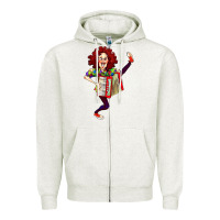 Oatmeal Heather weird al yankovic stand up comedy Zipper Hoodie - linhVisuals