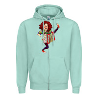 Seafoam weird al yankovic stand up comedy Zipper Hoodie - linhVisuals