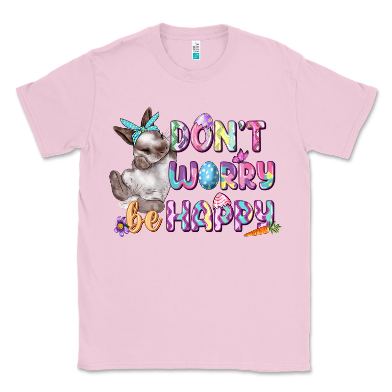 Don't Worry Be Happy Easter Classic Tee by CowGirlArtShop | Teevron