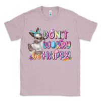 Lilac Don't worry be happy Easter Classic Tee - CowGirlArtShop
