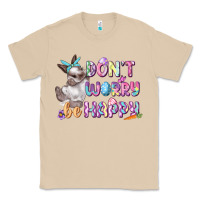 Mushroom Don't worry be happy Easter Classic Tee - CowGirlArtShop