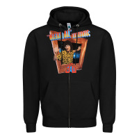Black weird al yankovic stand up comedy Zipper Hoodie - linhVisuals