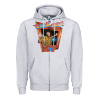 Heather Grey weird al yankovic stand up comedy Zipper Hoodie - linhVisuals