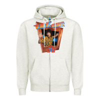 Oatmeal Heather weird al yankovic stand up comedy Zipper Hoodie - linhVisuals