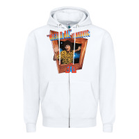 White weird al yankovic stand up comedy Zipper Hoodie - linhVisuals