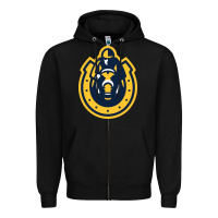 Black murray state racers Zipper Hoodie - linhVisuals