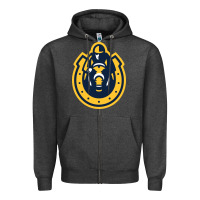 Charcoal Heather murray state racers Zipper Hoodie - linhVisuals