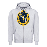 Heather Grey murray state racers Zipper Hoodie - linhVisuals
