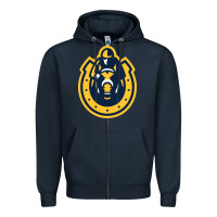 Navy murray state racers Zipper Hoodie - linhVisuals