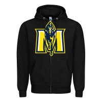 Black murray state racers Zipper Hoodie - linhVisuals