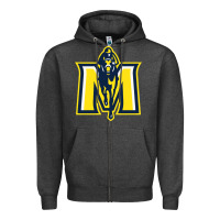 Charcoal Heather murray state racers Zipper Hoodie - linhVisuals