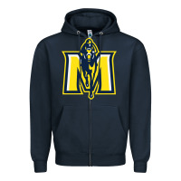 Navy murray state racers Zipper Hoodie - linhVisuals
