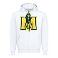 White murray state racers Zipper Hoodie - linhVisuals