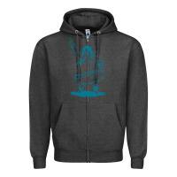 Charcoal Heather weird al yankovic stand up comedy Zipper Hoodie - linhVisuals