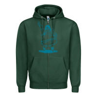 Sports Green weird al yankovic stand up comedy Zipper Hoodie - linhVisuals