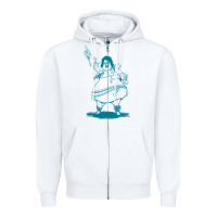 White weird al yankovic stand up comedy Zipper Hoodie - linhVisuals