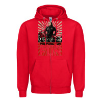 Red weird al yankovic stand up comedy Zipper Hoodie - linhVisuals