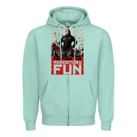 Seafoam weird al yankovic stand up comedy Zipper Hoodie - linhVisuals