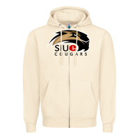 Sandshell siu edwardsville cougars Zipper Hoodie - linhVisuals