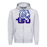 Heather Grey tennessee state tigers Zipper Hoodie - linhVisuals