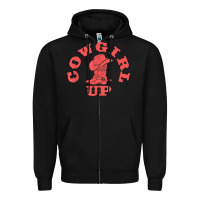 Black cowgirl up leopad hat boot rodeo western country southern t shirt Zipper Hoodie - linhVisuals
