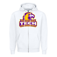 White tennessee tech golden Zipper Hoodie - linhVisuals