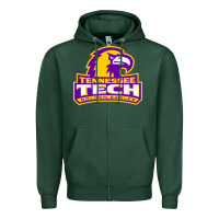 Sports Green tennessee tech golden Zipper Hoodie - linhVisuals