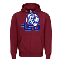Burgundy tennessee state tigers Zipper Hoodie - linhVisuals