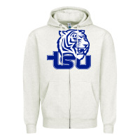 Oatmeal Heather tennessee state tigers Zipper Hoodie - linhVisuals