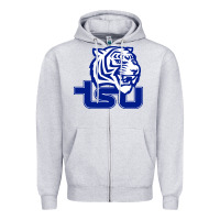 Heather Grey tennessee state tigers Zipper Hoodie - linhVisuals