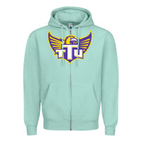 Seafoam tennessee tech golden Zipper Hoodie - linhVisuals