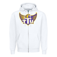 White tennessee tech golden Zipper Hoodie - linhVisuals