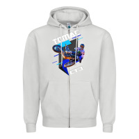 Dove Grey eli et3 tomac pullover hoodie Zipper Hoodie - linhVisuals